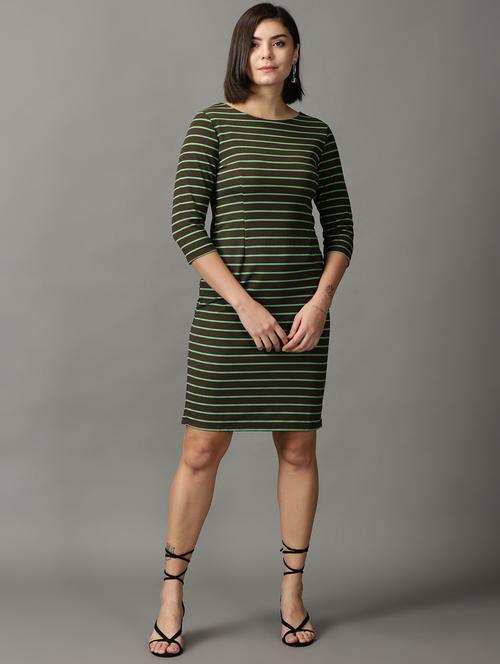 women's bodycon striped dress - 18843124 - Standard Image - 0