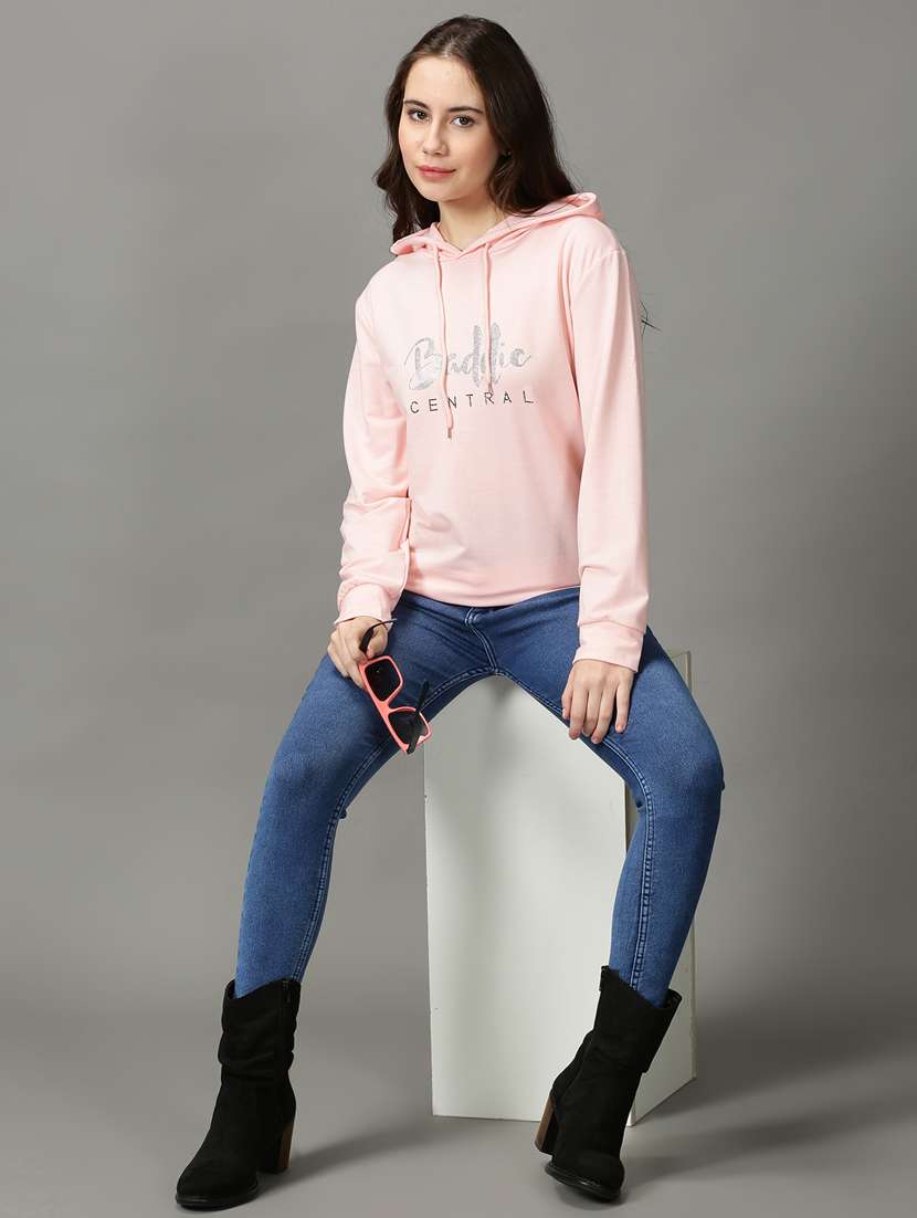 women's chest print sweatshirt - 18843258 - Standard Image - 3