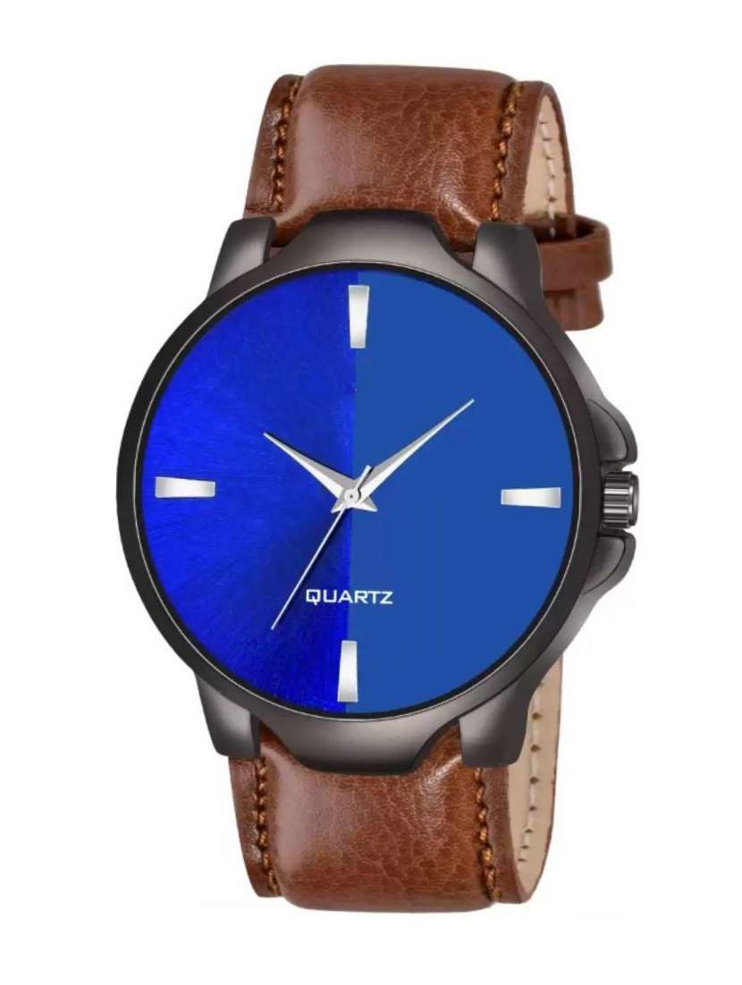 sd-388-blue-brown analog watch
