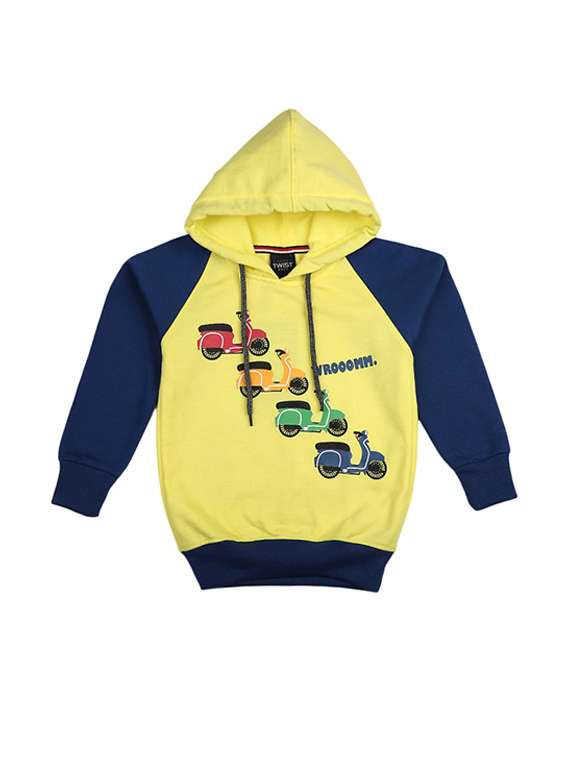boys color block sweatshirt