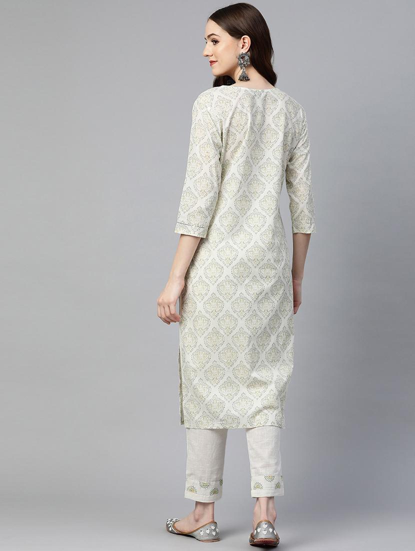 printed kurta pant set - 18847882 - Standard Image - 3