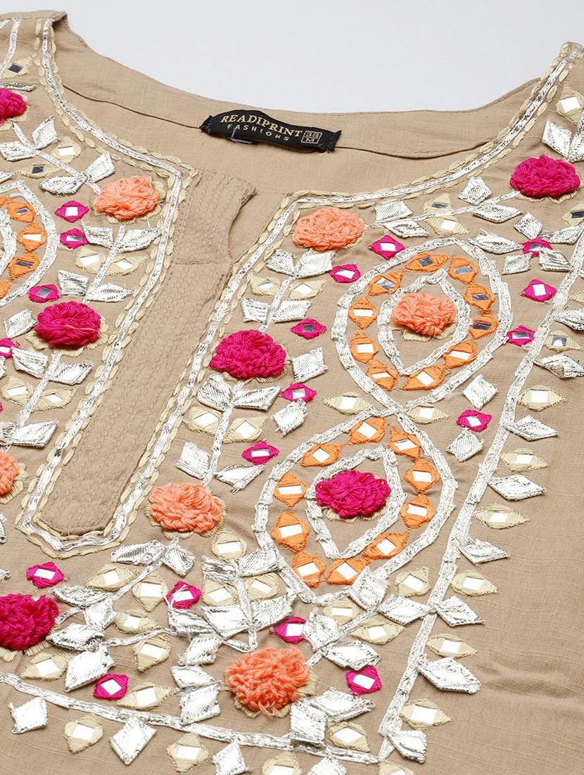 women kurta pant set with dupatta - 18847895 - Standard Image - 5