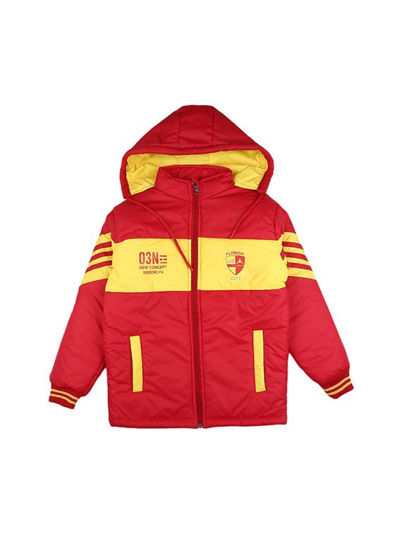 red cotton quilted jacket - 18847918 - Zoom Image - 0