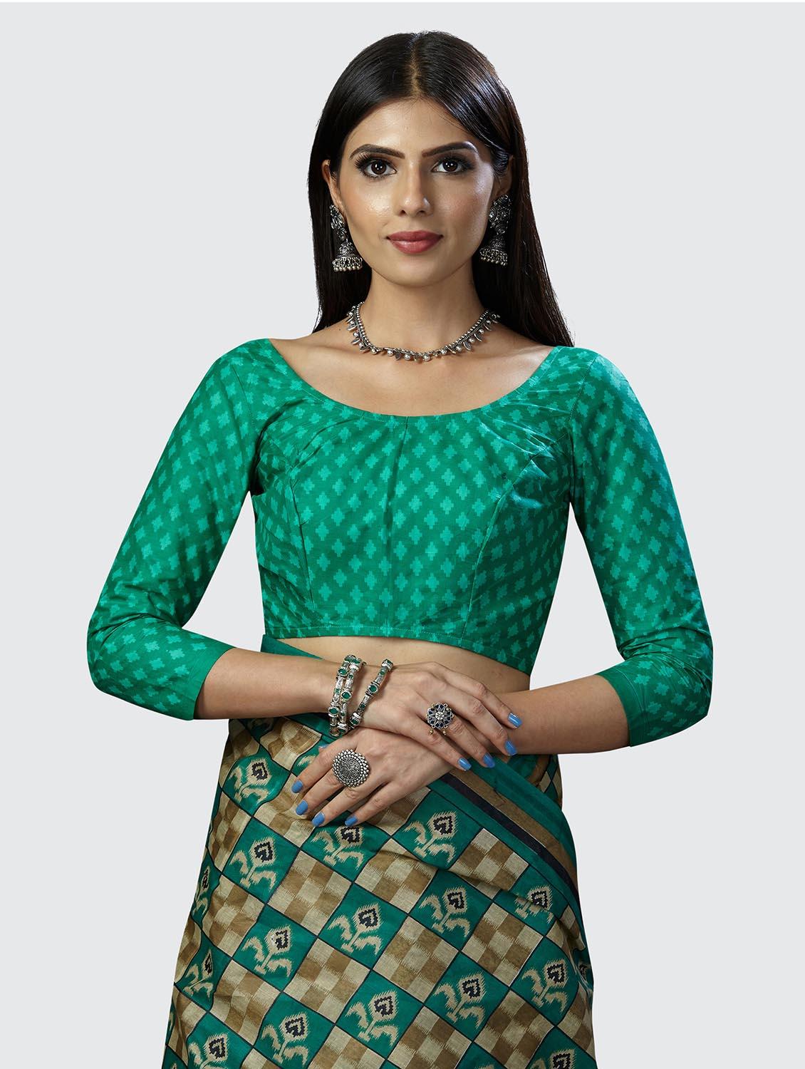 multi colored printed saree with blouse - 18855010 - Standard Image - 5
