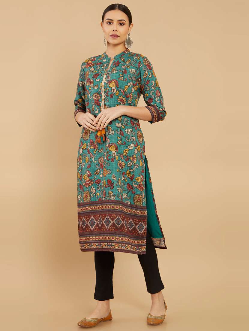 women's straight kurta - 18863205 - Zoom Image - 0