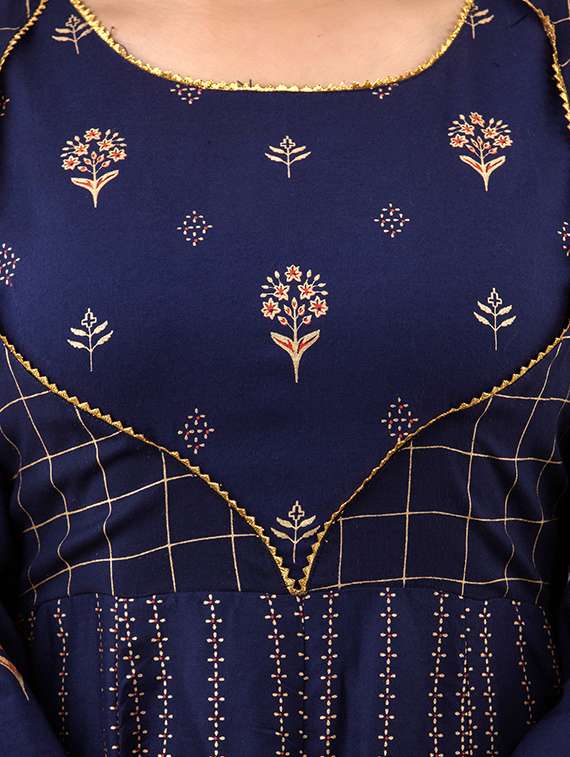 women's flared kurta - 18873644 -  Standard Image - 3
