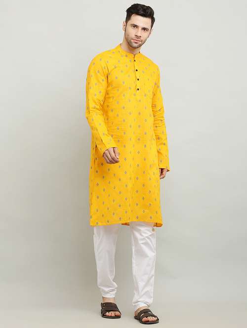 mandarin neck long sleeved kurta - 18874783 -  Standard Image - 0