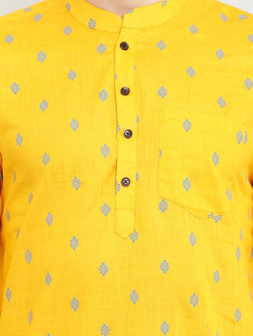 mandarin neck long sleeved kurta - 18874783 - Standard Image - 3