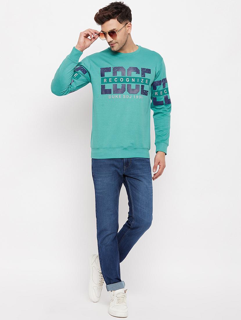 chest print sweatshirt - 18874841 - Standard Image - 3