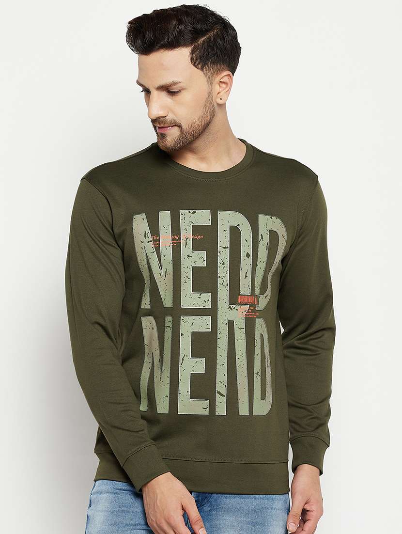 chest print sweatshirt