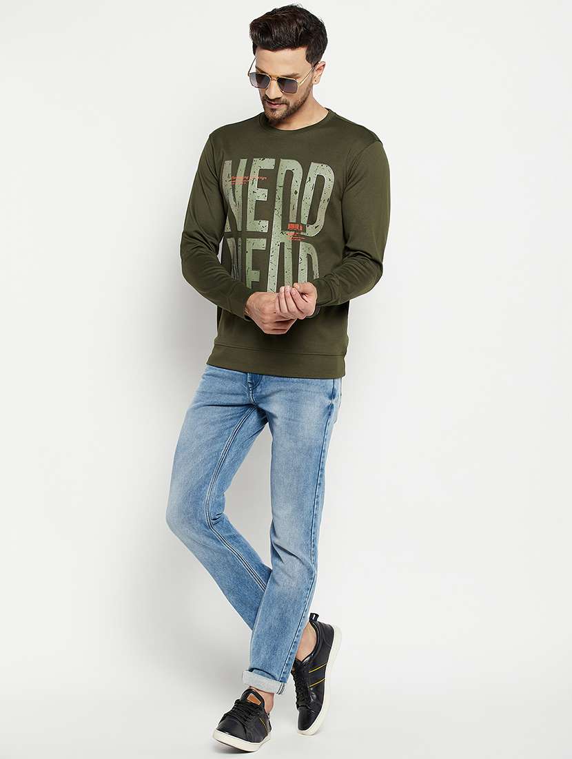 chest print sweatshirt - 18874842 -  Standard Image - 3