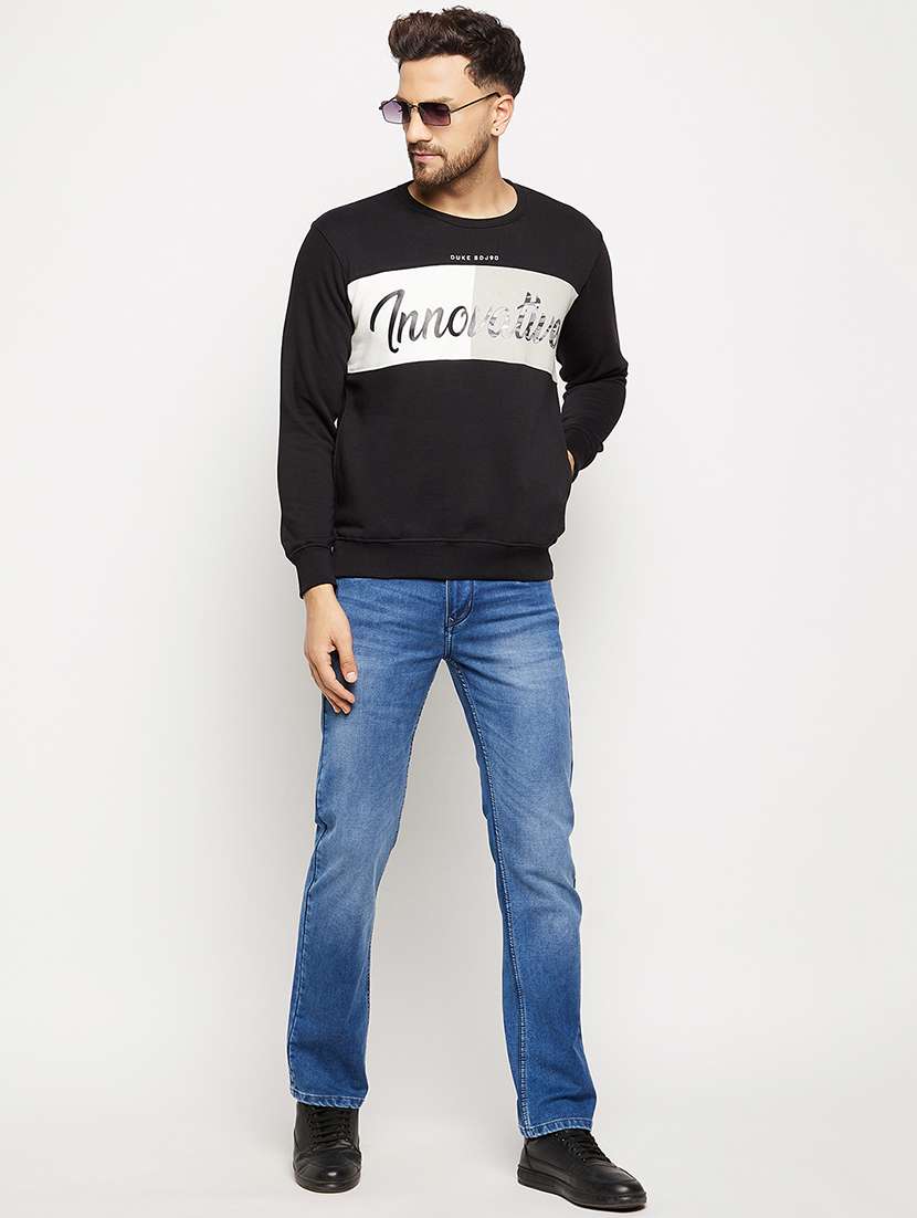 chest print sweatshirt - 18874859 -  Standard Image - 3