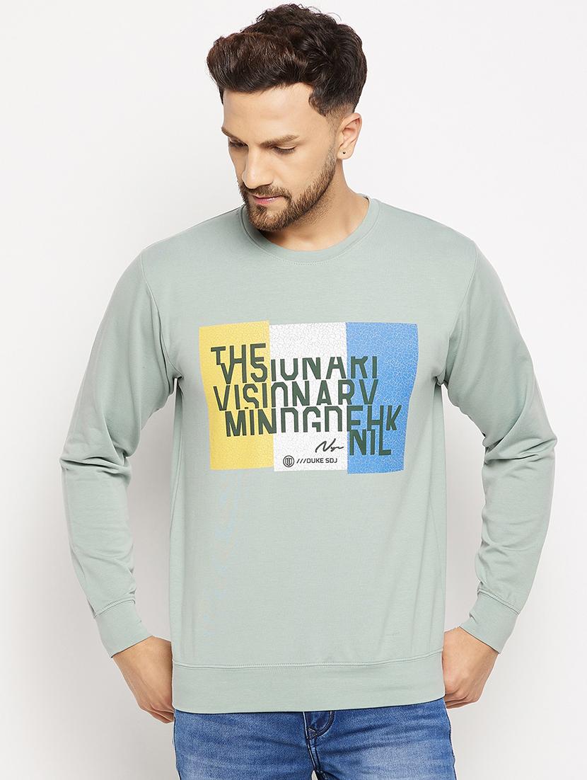 chest print sweatshirt - 18874868 -  Zoom Image - 0