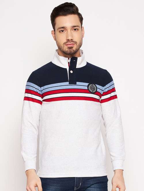 men color block long sleeves t-shirt - 18874902 -  Standard Image - 0