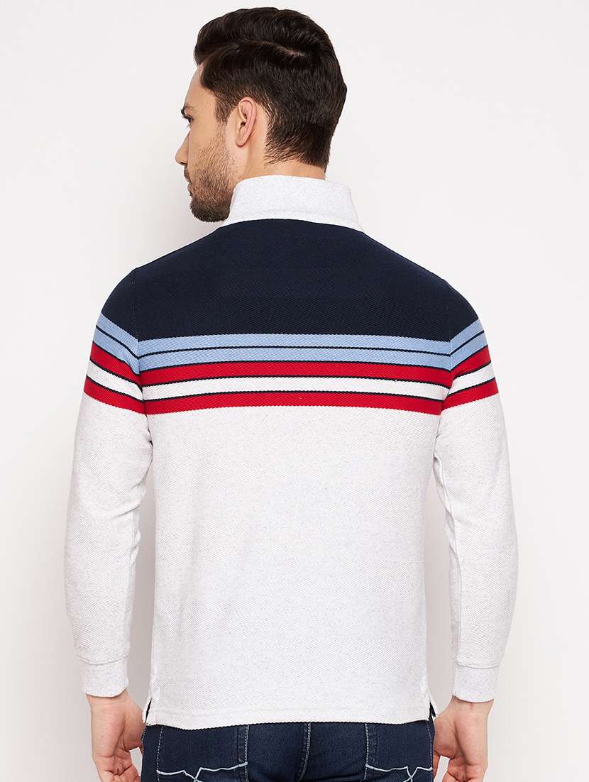 men color block long sleeves t-shirt - 18874902 -  Standard Image - 3