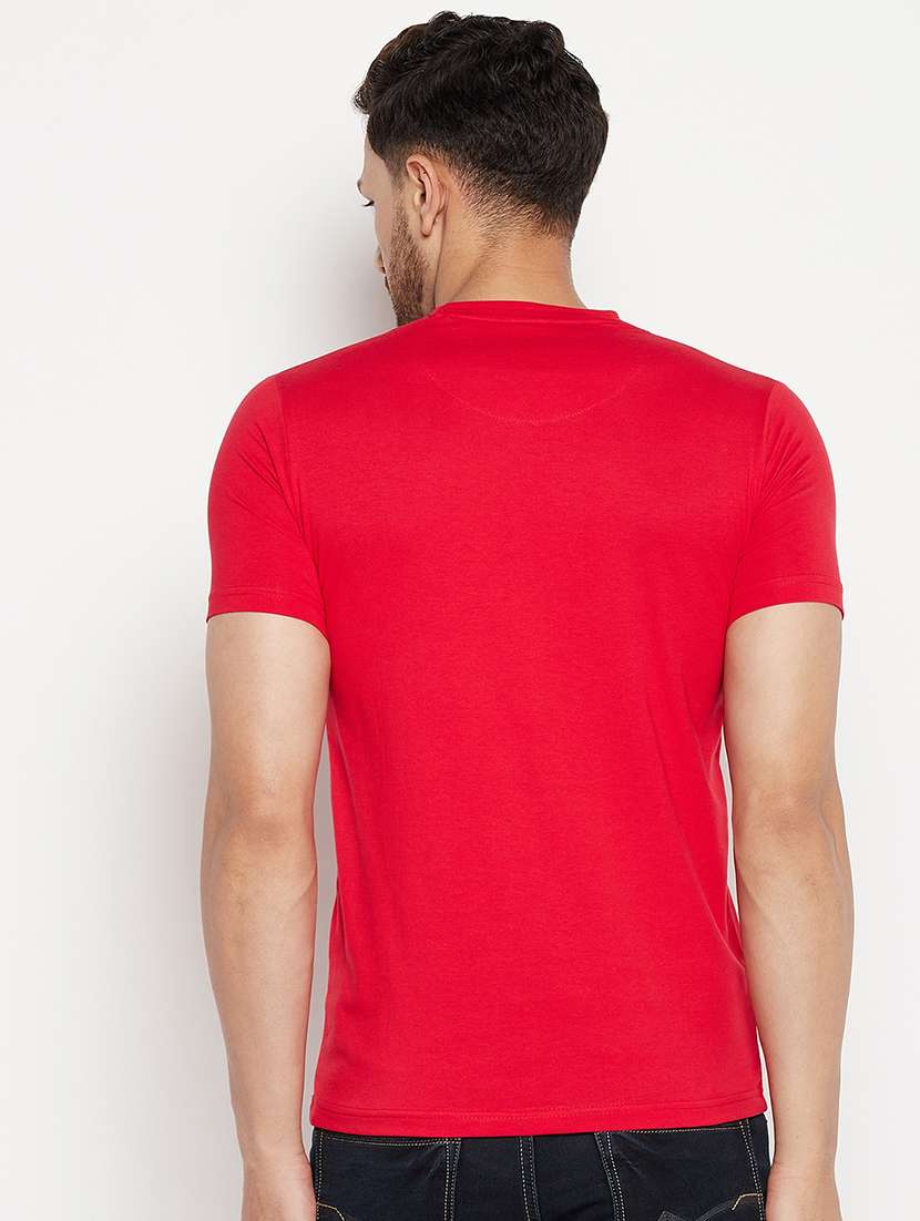 men front printed round neck t-shirt - 18874962 -  Standard Image - 3