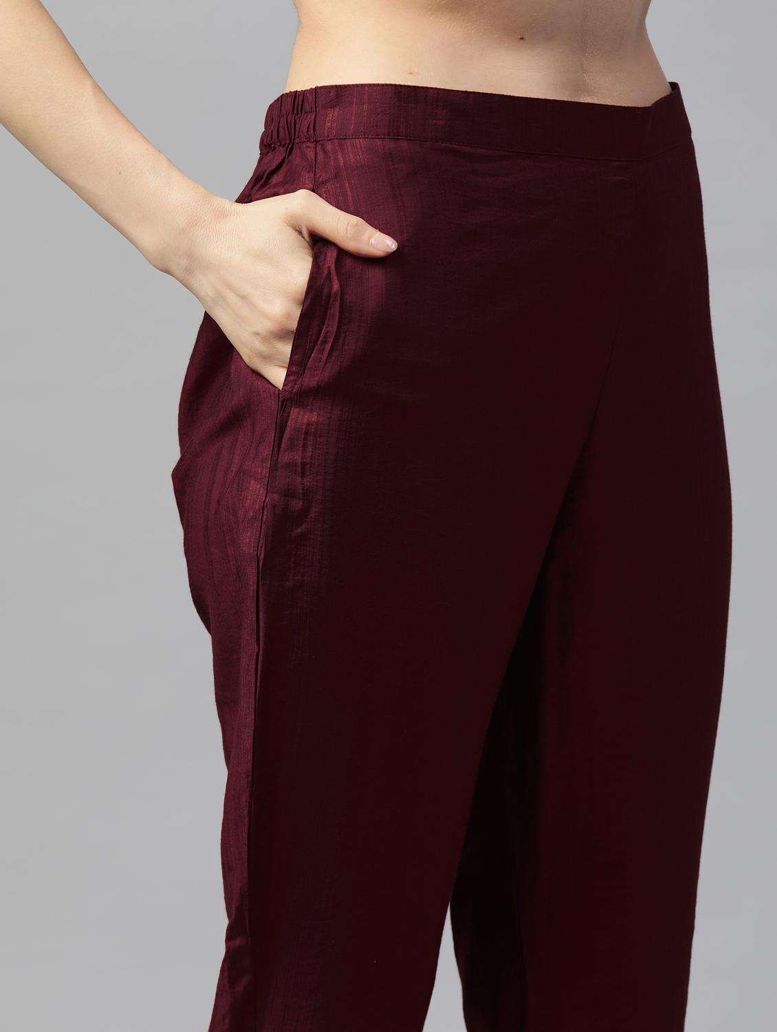 embroidered kurta pant set with dupatta - 18875437 - Standard Image - 5