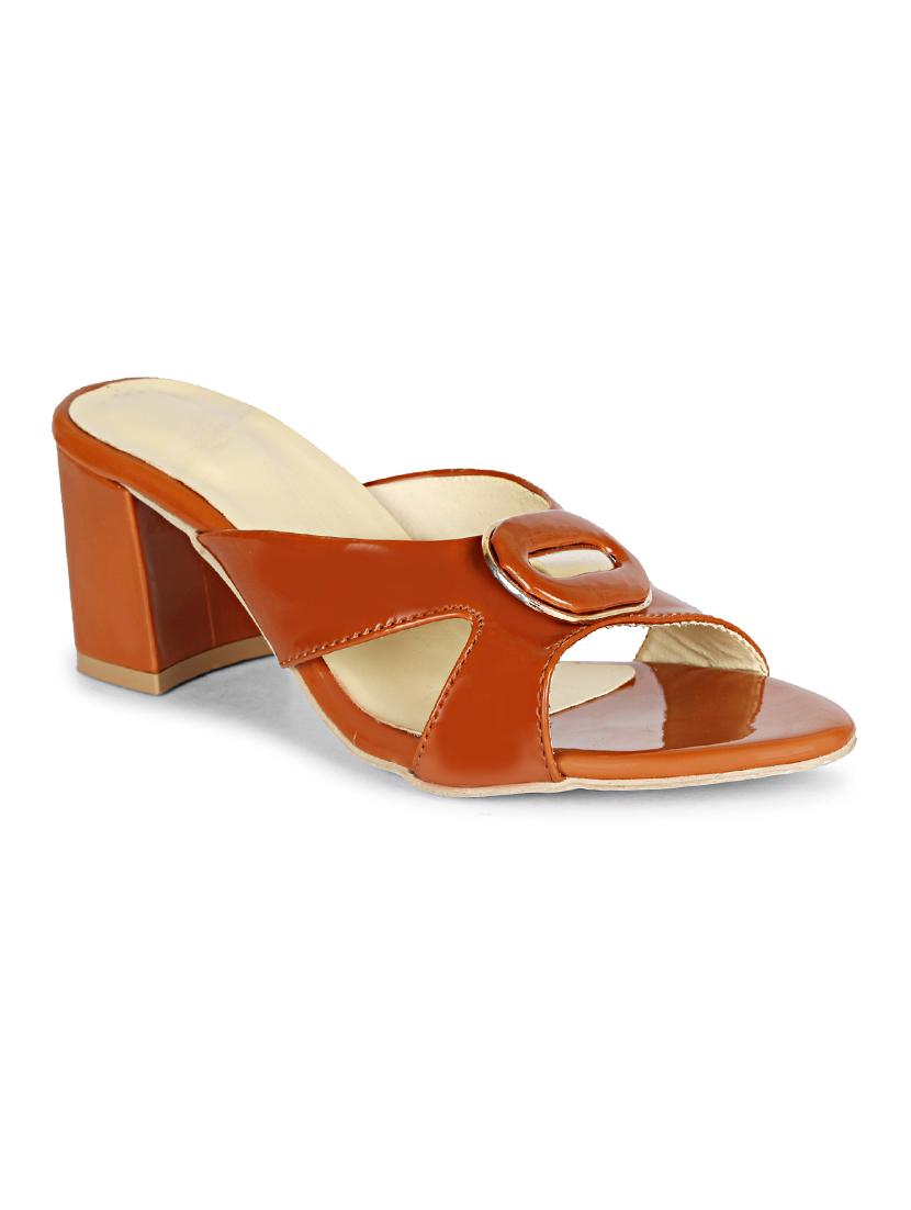 tan solid slip-on sandal - 18875865 - Zoom Image - 0