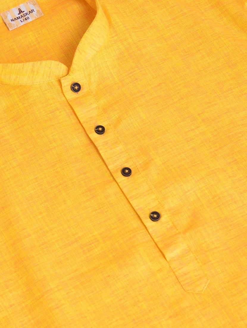 men solid kurta churidar ethnic wear set - 18876138 - Standard Image - 5