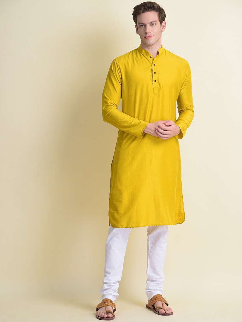 mandarin neck long sleeved long kurta