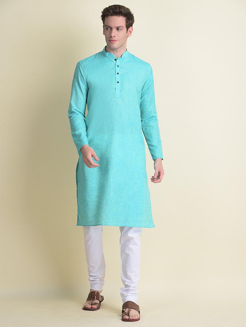 mandarin neck long sleeved long kurta