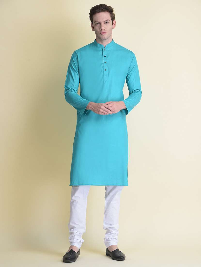 mandarin neck long sleeved kurta