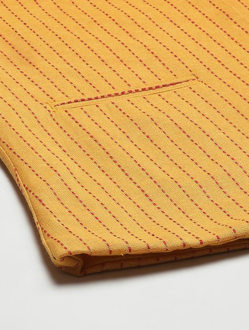 yellow cotton single breasted blazer - 18876603 - Standard Image - 5