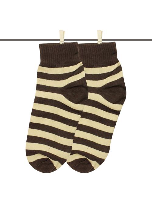 multi colored cotton ankle length sock - 18877959 - Standard Image - 0