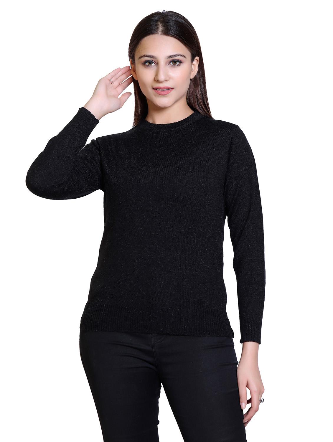 round neck solid pullover - 18878022 - Zoom Image - 0