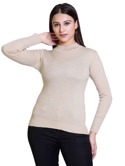 mock neck solid pullover - 18878028 -  Standard Image - 0