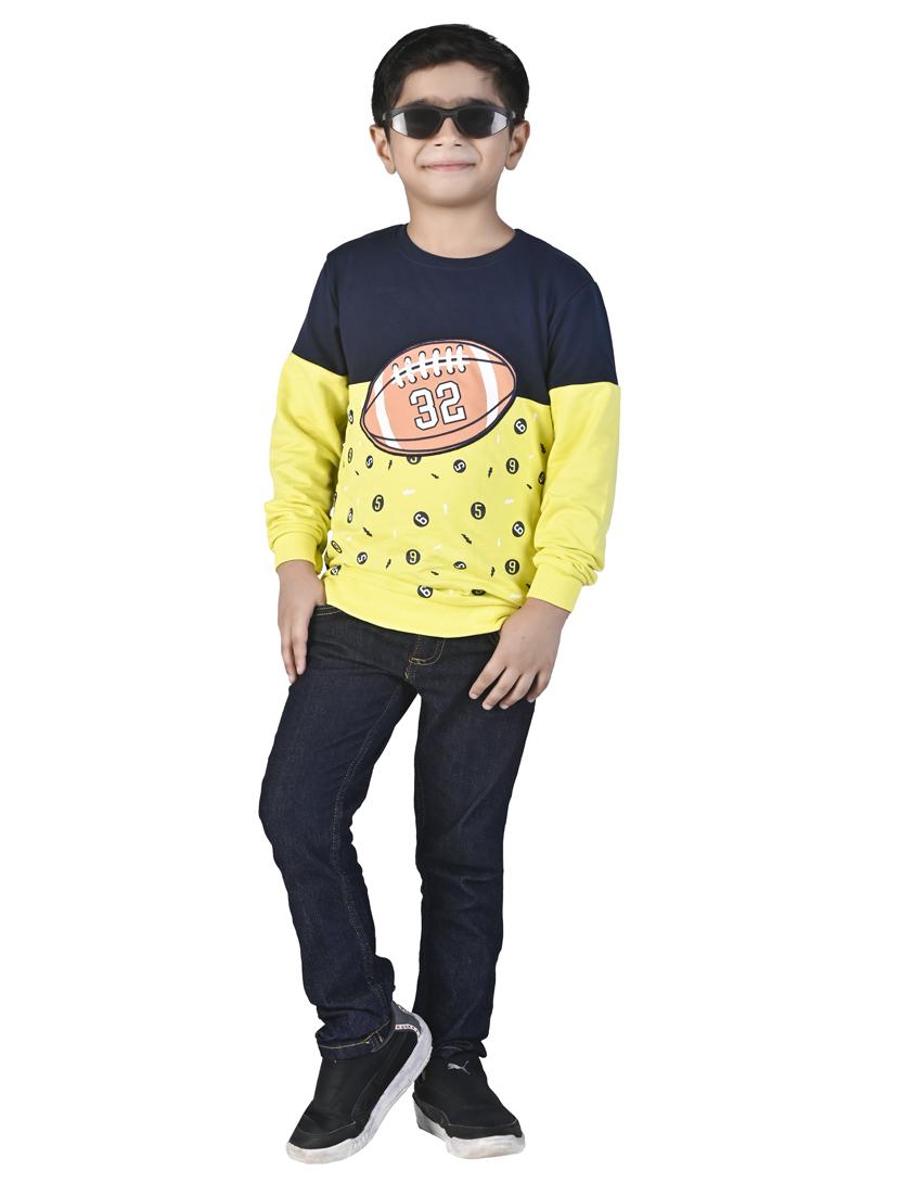 boys color block sweatshirt - 18878040 -  Zoom Image - 0