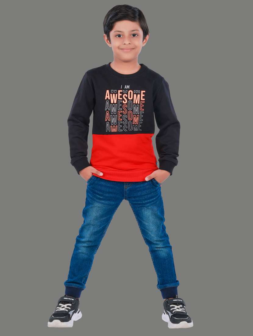 boys color block sweatshirt - 18878041 - Zoom Image - 0