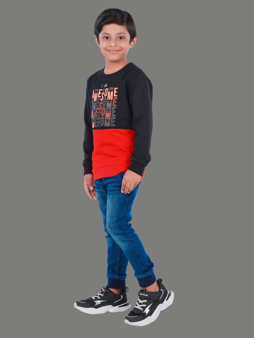 boys color block sweatshirt - 18878041 - Standard Image - 3