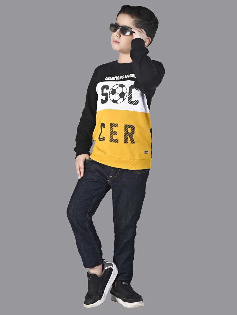 boys color block sweatshirt - 18878043 -  Standard Image - 3