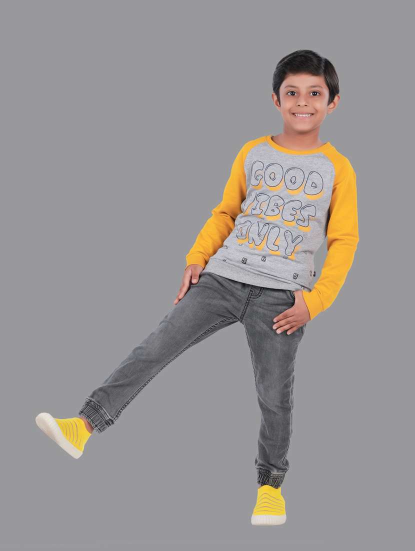 boys color block sweatshirt - 18878045 -  Standard Image - 3