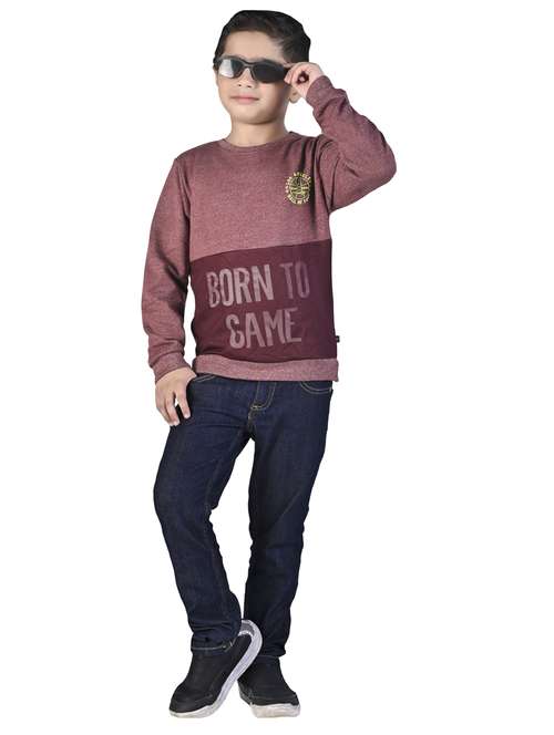 boys typography sweatshirt - 18878047 -  Standard Image - 0