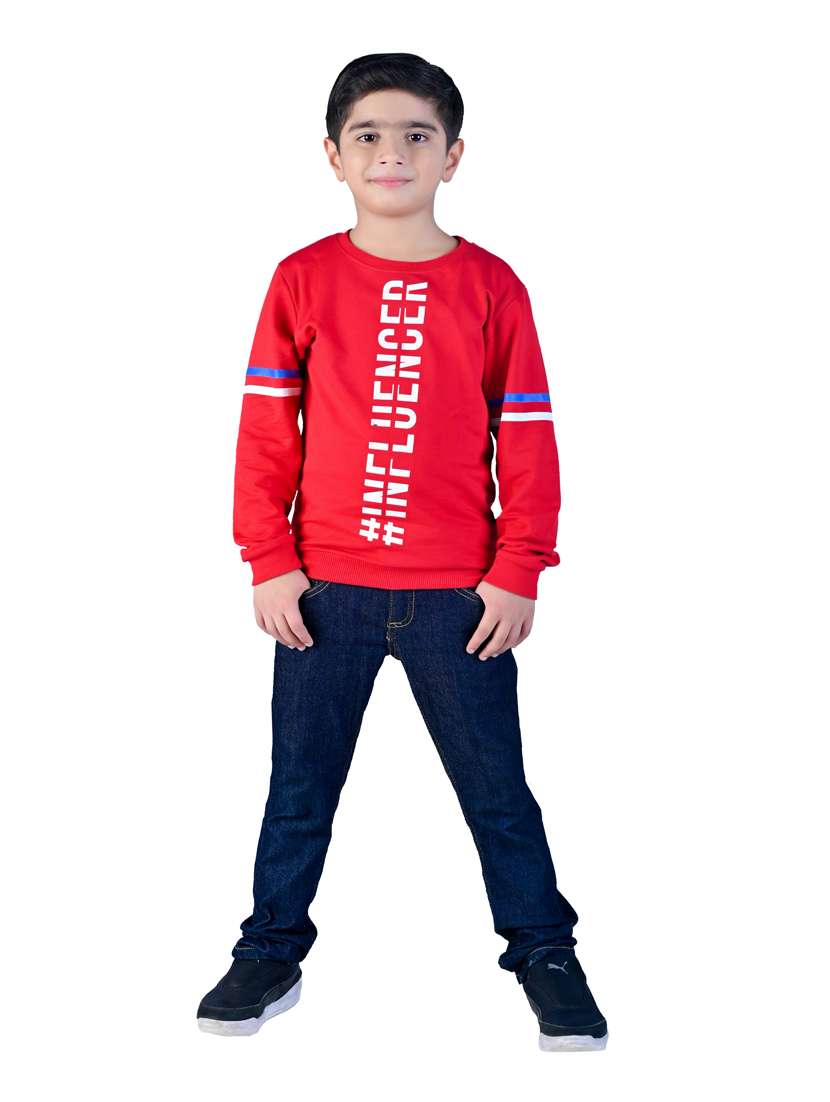 boys typography sweatshirt - 18878049 -  Standard Image - 3