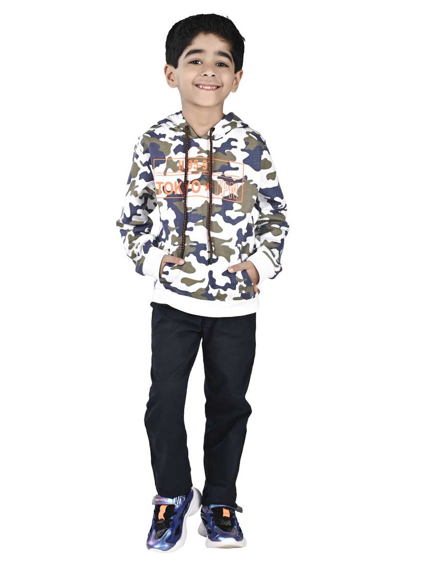 boys camouflage sweatshirt