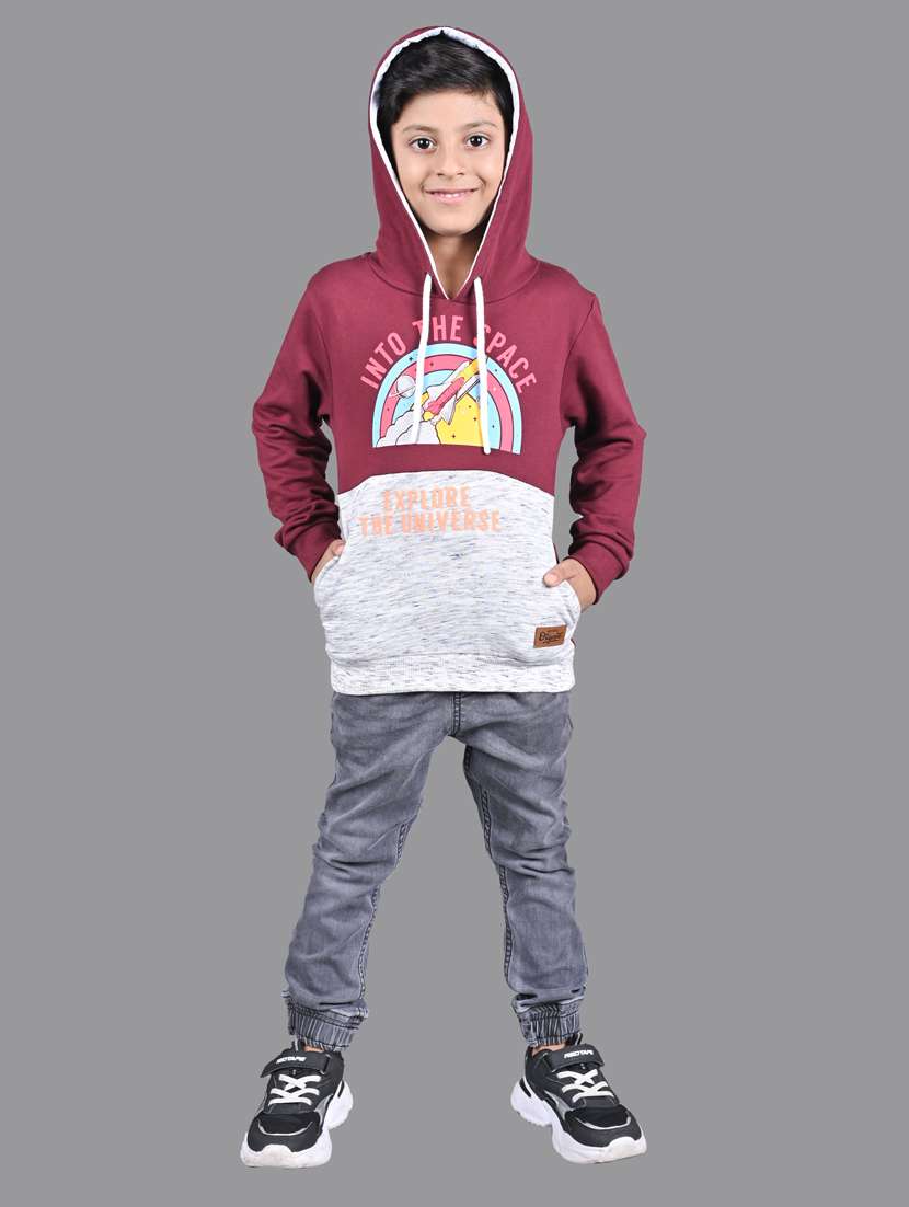 boys color block sweatshirt - 18878057 -  Standard Image - 3