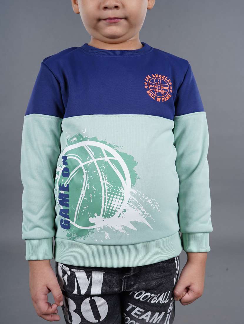 boys color block sweatshirt - 18878058 - Standard Image - 5