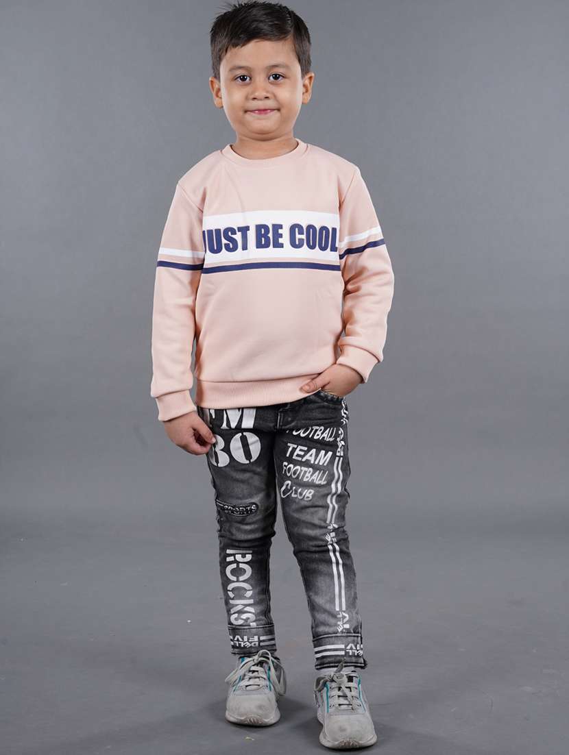 boys typography sweatshirt
