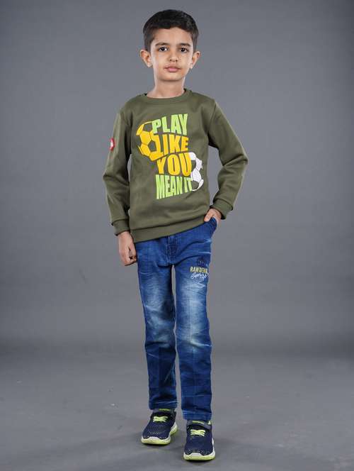 boys printed sweatshirt - 18878062 -  Standard Image - 0