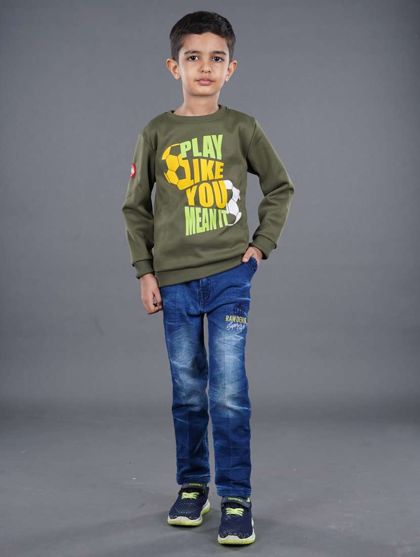 boys printed sweatshirt