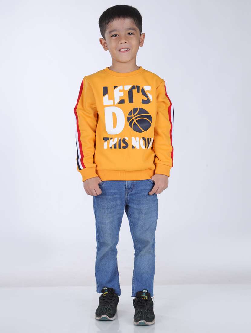 boys typography sweatshirt - 18878067 -  Zoom Image - 0