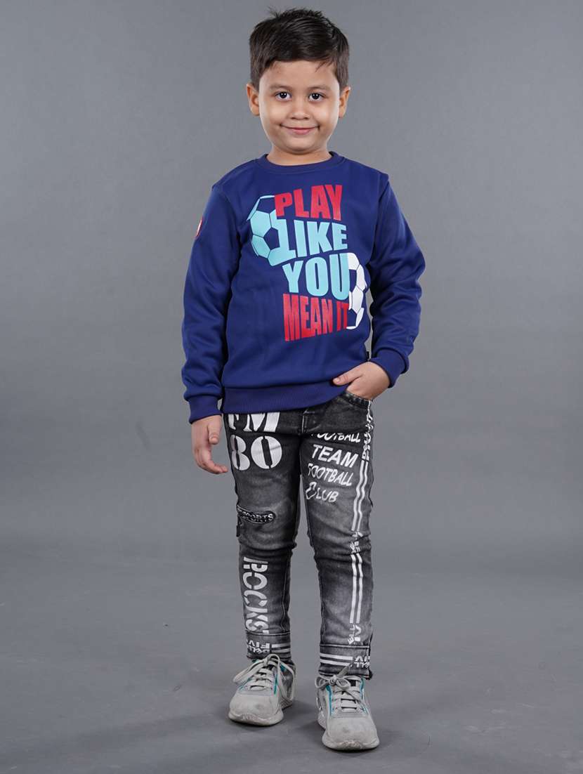 boys typography sweatshirt - 18878068 -  Standard Image - 3