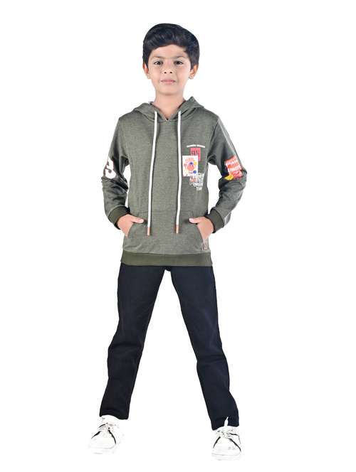 boys printed sweatshirt - 18878069 - Standard Image - 0