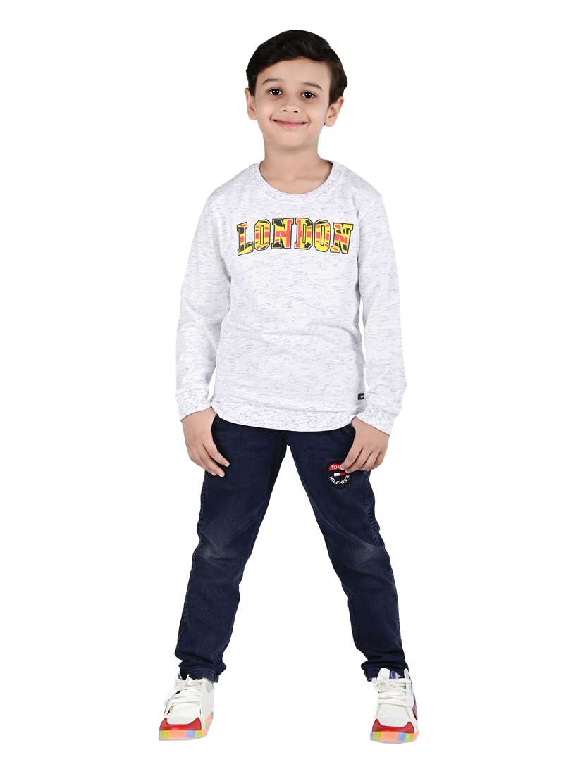 boys typography sweatshirt - 18878076 -  Standard Image - 3