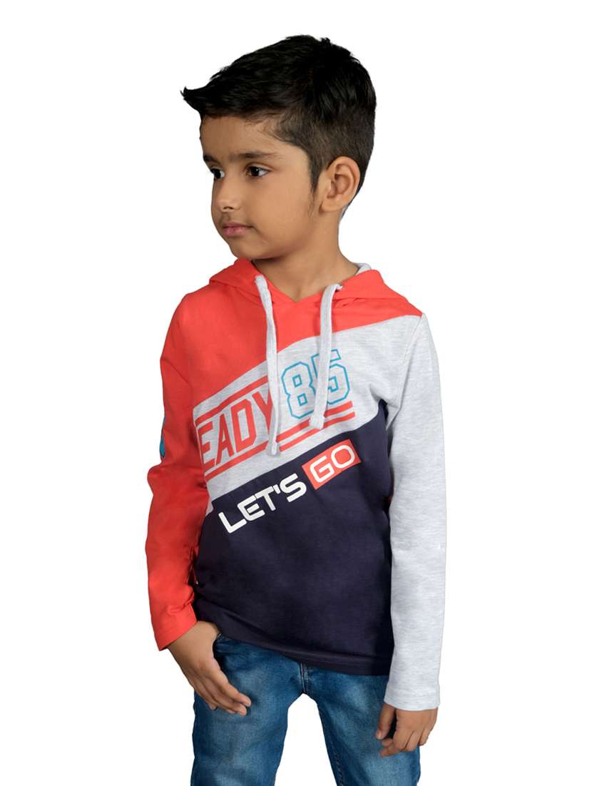 boys color block sweatshirt