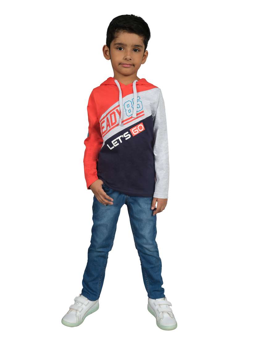 boys color block sweatshirt - 18878083 -  Standard Image - 5