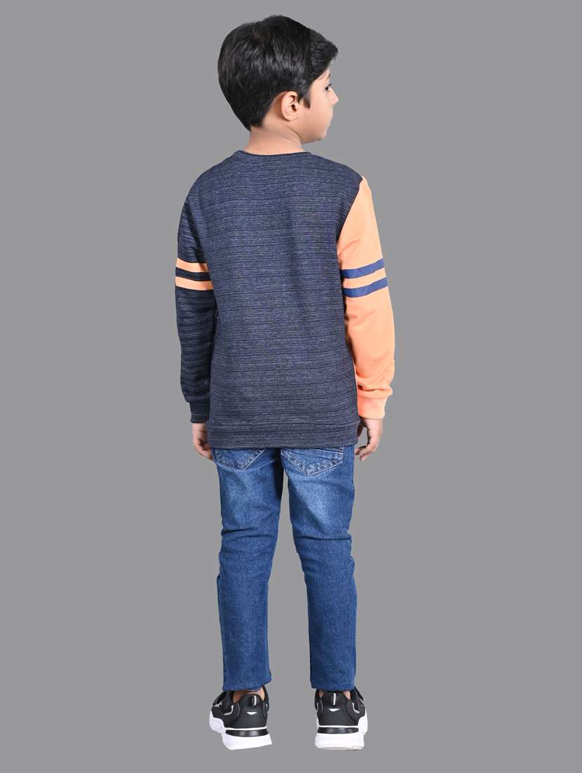 boys color block sweatshirt - 18878086 -  Standard Image - 3
